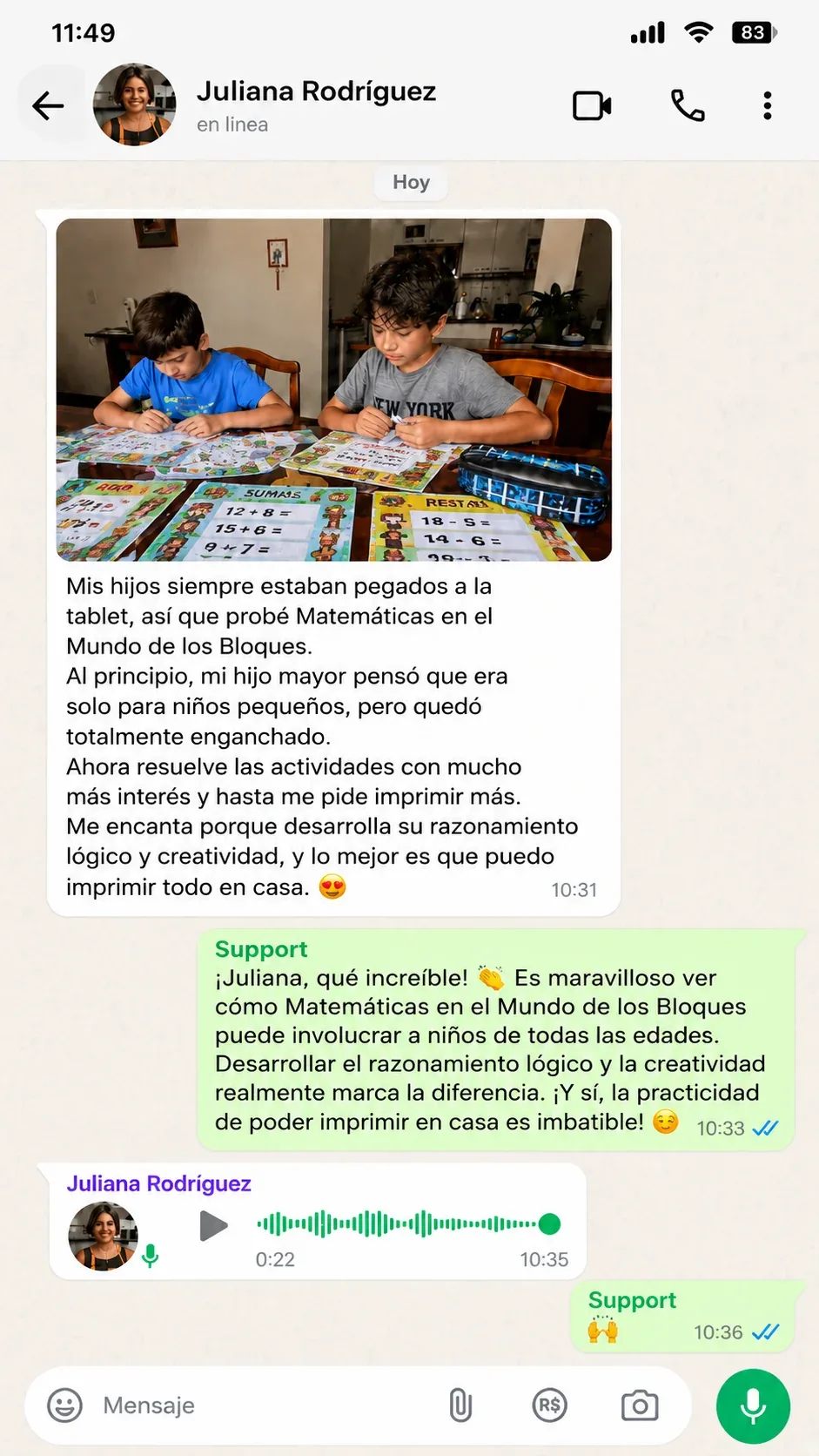 Testimonio de mamá de Mateo